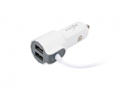 АЗУ VIXION U8 micro USB (2-USB:2.1A) (белый)